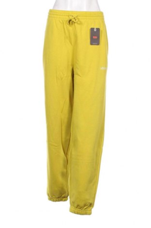 Γυναικείο αθλητικό παντελόνι Levi's, Μέγεθος L, Χρώμα Κίτρινο, Τιμή 26,91 €