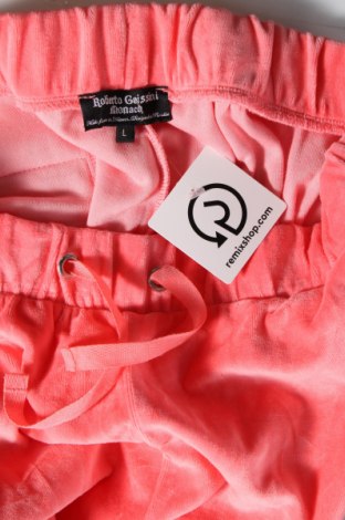 Γυναικείο αθλητικό παντελόνι Roberto Geissini, Μέγεθος L, Χρώμα Ρόζ , Τιμή 19,18 €