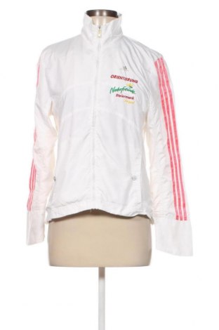 Γυναικεία αθλητική ζακέτα Adidas, Μέγεθος M, Χρώμα Λευκό, Τιμή 20,40 €