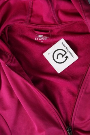 Γυναικεία αθλητική ζακέτα Crane, Μέγεθος S, Χρώμα Ρόζ , Τιμή 6,27 €