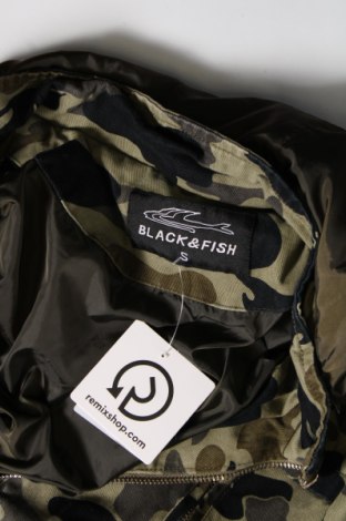 Γυναικείο μπουφάν Black&fish, Μέγεθος S, Χρώμα Πράσινο, Τιμή 3,30 €