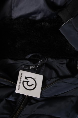 Γυναικείο μπουφάν F&F, Μέγεθος L, Χρώμα Μπλέ, Τιμή 35,88 €