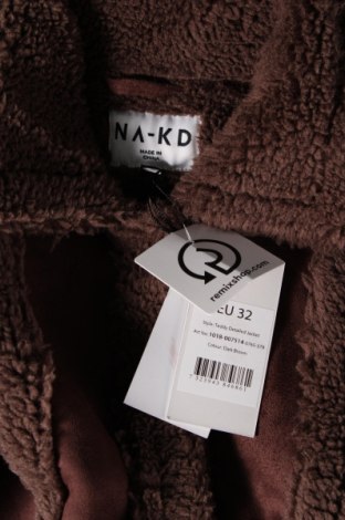 Γυναικείο μπουφάν NA-KD, Μέγεθος XXS, Χρώμα Καφέ, Τιμή 24,90 €