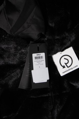 Γυναικείο μπουφάν ONLY, Μέγεθος L, Χρώμα Μαύρο, Τιμή 19,02 €