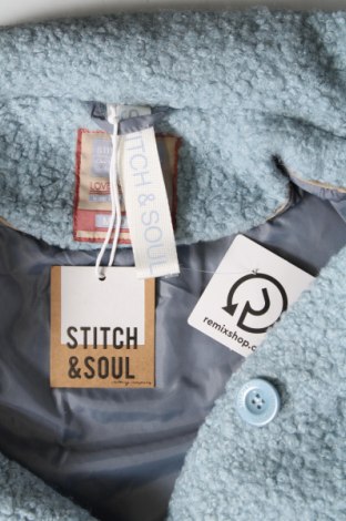 Γυναικείο μπουφάν Stitch & Soul, Μέγεθος M, Χρώμα Μπλέ, Τιμή 22,05 €