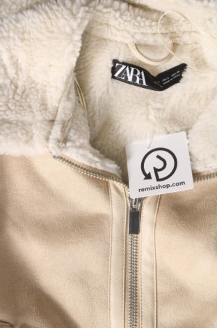 Дамско яке Zara, Размер S, Цвят Екрю, Цена 29,01 лв.