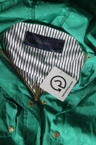 Γυναικείο μπουφάν Zara, Μέγεθος M, Χρώμα Πράσινο, Τιμή 33,93 €