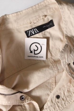 Дамско яке Zara, Размер XL, Цвят Бежов, Цена 23,83 лв.