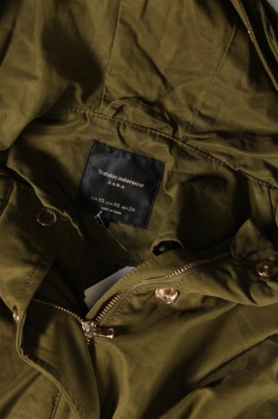 Γυναικείο μπουφάν Zara Trafaluc, Μέγεθος XS, Χρώμα Πράσινο, Τιμή 7,83 €