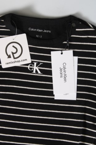 Bluză pentru copii Calvin Klein Jeans, Mărime 18-24m/ 86-98 cm, Culoare Negru, Preț 155,92 Lei