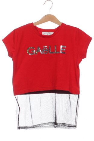 Детска блуза Gaelle Paris, Размер 7-8y/ 128-134 см, Цвят Червен, Цена 15,68 лв.