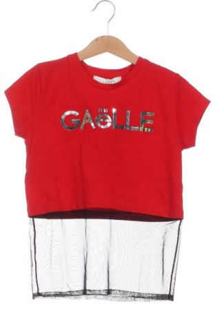 Kinder Shirt Gaelle Paris, Größe 5-6y/ 116-122 cm, Farbe Rot, Preis 6,57 €