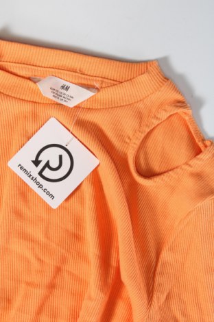 Dziecięca bluzka H&M, Rozmiar 15-18y/ 170-176 cm, Kolor Pomarańczowy, Cena 17,94 zł
