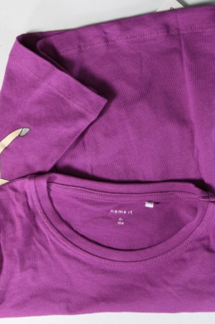 Dziecięca bluzka Name It, Rozmiar 3-4y/ 104-110 cm, Kolor Różowy, Cena 54,38 zł