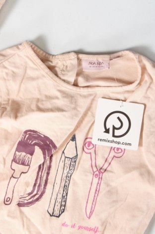 Kinder Shirt Noa Noa, Größe 4-5y/ 110-116 cm, Farbe Beige, Preis 12,58 €