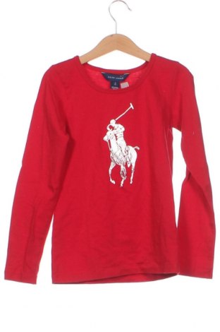 Dziecięca bluzka Ralph Lauren, Rozmiar 6-7y/ 122-128 cm, Kolor Czerwony, Cena 79,96 zł
