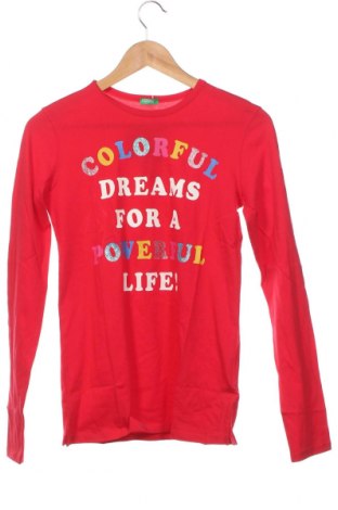 Dziecięca bluzka United Colors Of Benetton, Rozmiar 14-15y/ 168-170 cm, Kolor Czerwony, Cena 36,69 zł