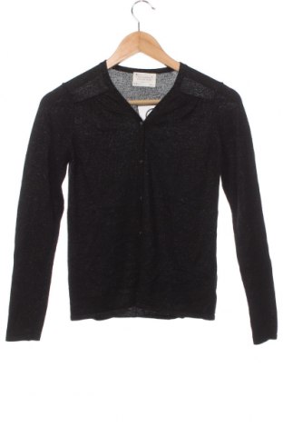Детска жилетка Zara Knitwear, Размер 13-14y/ 164-168 см, Цвят Черен, Цена 6,48 лв.