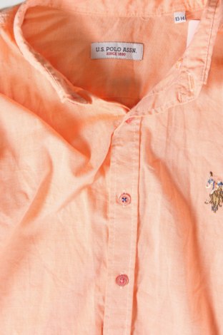 Детска риза U.S. Polo Assn., Размер 13-14y/ 164-168 см, Цвят Оранжев, Цена 28,60 лв.