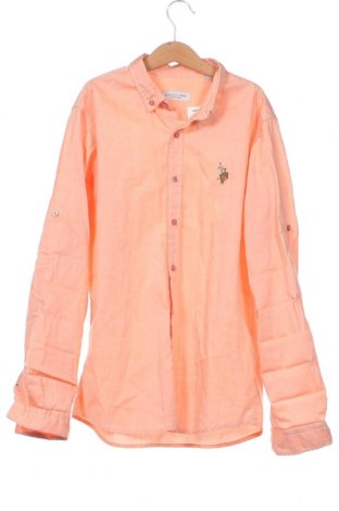 Dziecięca koszula U.S. Polo Assn., Rozmiar 13-14y/ 164-168 cm, Kolor Pomarańczowy, Cena 65,75 zł