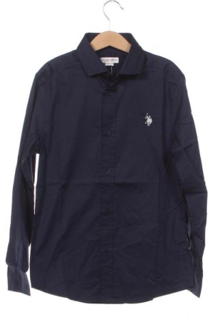 Παιδικό πουκάμισο U.S. Polo Assn., Μέγεθος 9-10y/ 140-146 εκ., Χρώμα Μπλέ, Τιμή 19,79 €