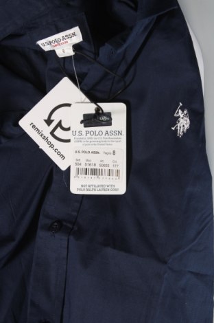 Παιδικό πουκάμισο U.S. Polo Assn., Μέγεθος 7-8y/ 128-134 εκ., Χρώμα Μπλέ, Τιμή 25,40 €