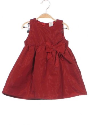 Детска рокля H&M, Размер 9-12m/ 74-80 см, Цвят Червен, Цена 13,20 лв.