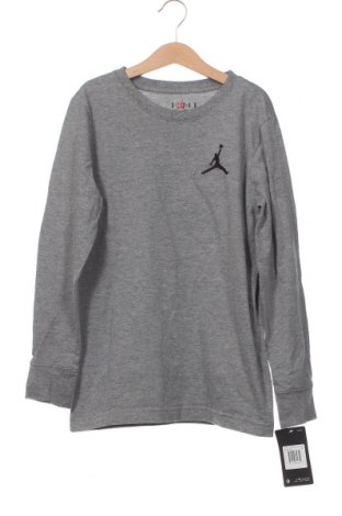 Kinder Sportbluse Air Jordan Nike, Größe 10-11y/ 146-152 cm, Farbe Grau, Preis 43,38 €