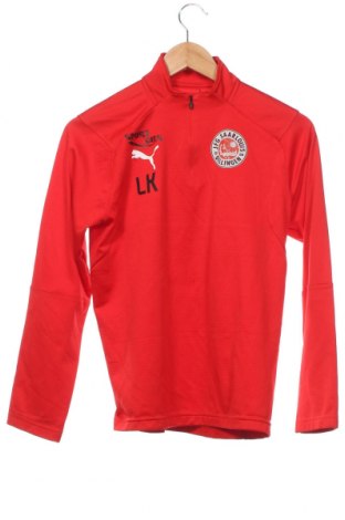 Детска спортна блуза PUMA, Размер 13-14y/ 164-168 см, Цвят Червен, Цена 7,56 лв.