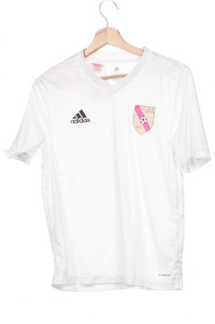 Παιδικό μπλουζάκι Adidas, Μέγεθος 12-13y/ 158-164 εκ., Χρώμα Λευκό, Τιμή 16,30 €
