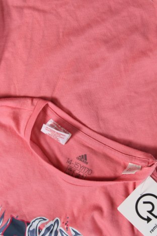 Παιδικό μπλουζάκι Adidas, Μέγεθος 15-18y/ 170-176 εκ., Χρώμα Ρόζ , Τιμή 13,61 €