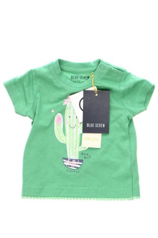 Детска тениска Blue Seven, Размер 3-6m/ 62-68 см, Цвят Зелен, Цена 14,28 лв.