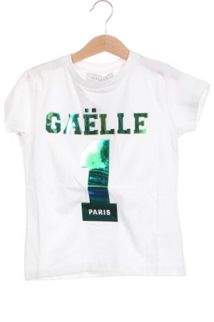 Dziecięcy T-shirt Gaelle Paris, Rozmiar 7-8y/ 128-134 cm, Kolor Biały, Cena 44,03 zł