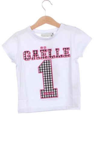 Kinder T-Shirt Gaelle Paris, Größe 3-4y/ 104-110 cm, Farbe Weiß, Preis € 6,69