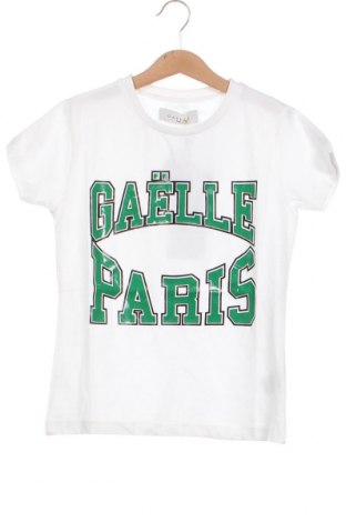 Детска тениска Gaelle Paris, Размер 11-12y/ 152-158 см, Цвят Бял, Цена 12,25 лв.