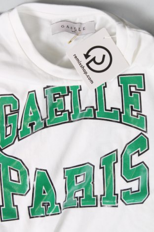 Детска тениска Gaelle Paris, Размер 7-8y/ 128-134 см, Цвят Бял, Цена 30,38 лв.