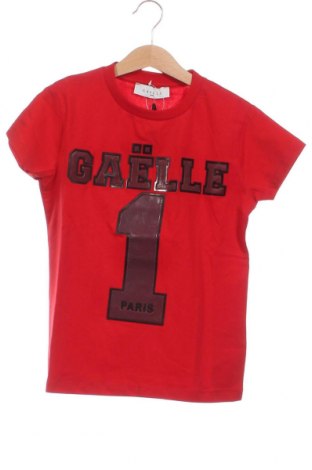 Детска тениска Gaelle Paris, Размер 11-12y/ 152-158 см, Цвят Червен, Цена 13,80 лв.