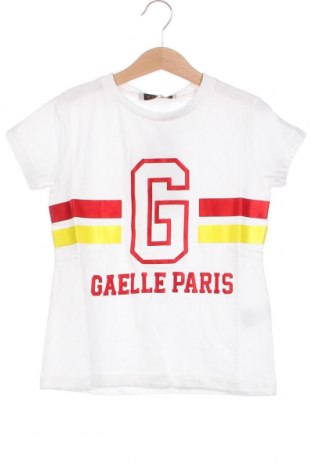 Детска тениска Gaelle Paris, Размер 9-10y/ 140-146 см, Цвят Бял, Цена 8,85 лв.