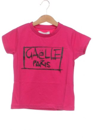 Детска тениска Gaelle Paris, Размер 5-6y/ 116-122 см, Цвят Розов, Цена 29,40 лв.