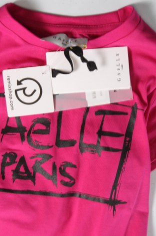 Детска тениска Gaelle Paris, Размер 11-12y/ 152-158 см, Цвят Розов, Цена 16,66 лв.