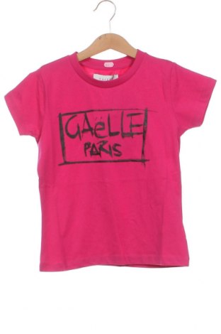 Dziecięcy T-shirt Gaelle Paris, Rozmiar 7-8y/ 128-134 cm, Kolor Różowy, Cena 36,57 zł