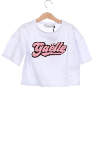 Kinder T-Shirt Gaelle Paris, Größe 7-8y/ 128-134 cm, Farbe Weiß, Preis € 7,77