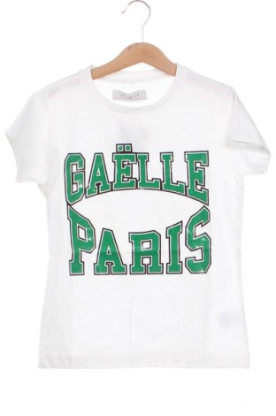 Детска тениска Gaelle Paris, Размер 11-12y/ 152-158 см, Цвят Бял, Цена 30,38 лв.