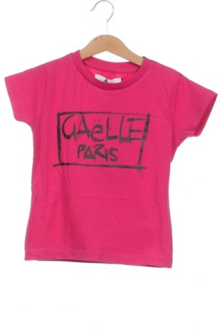 Детска тениска Gaelle Paris, Размер 5-6y/ 116-122 см, Цвят Розов, Цена 18,13 лв.