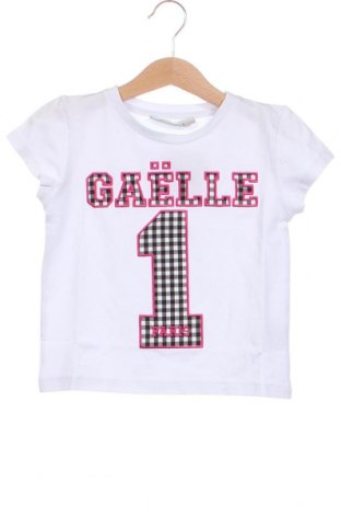 Kinder T-Shirt Gaelle Paris, Größe 3-4y/ 104-110 cm, Farbe Weiß, Preis € 8,37