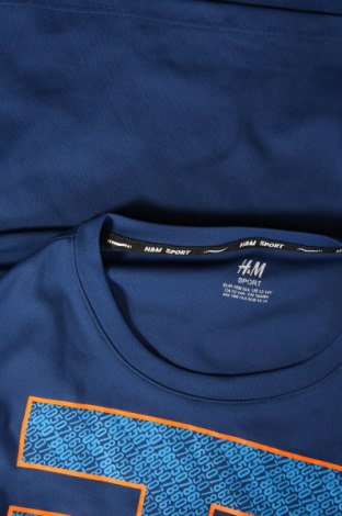 Παιδικό μπλουζάκι H&M Sport, Μέγεθος 12-13y/ 158-164 εκ., Χρώμα Μπλέ, Τιμή 14,23 €