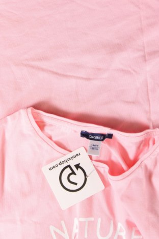 Детска тениска Okaidi, Размер 12-13y/ 158-164 см, Цвят Розов, Цена 18,00 лв.