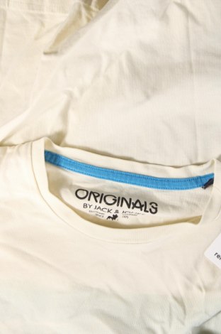 Dziecięcy T-shirt Originals By Jack & Jones, Rozmiar 8-9y/ 134-140 cm, Kolor ecru, Cena 35,18 zł