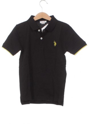 Dziecięcy T-shirt U.S. Polo Assn., Rozmiar 6-7y/ 122-128 cm, Kolor Czarny, Cena 75,17 zł