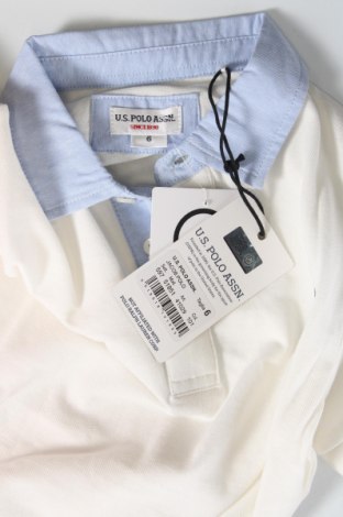 Παιδικό μπλουζάκι U.S. Polo Assn., Μέγεθος 6-7y/ 122-128 εκ., Χρώμα Λευκό, Τιμή 24,23 €